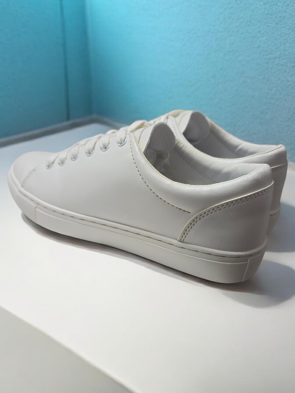 J.Crew Factory Road Trip Lace Up Sneakers White Women Size 8